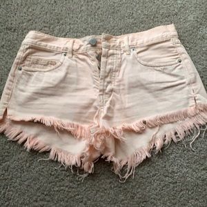 Free People, size 26, baby pink